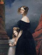 unknow artist Anne-Louise Alix de Montmorency, with her daughter